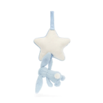 Jellycat Musical Pull - Bashful Blue Bunny Star (New)